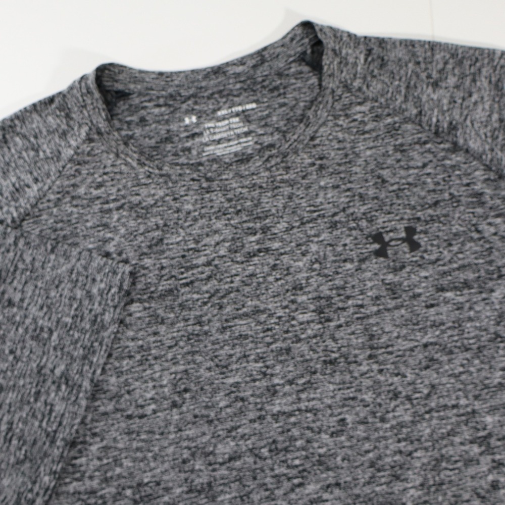Under Armour Mens XXL Tech Tee Gray Heather Space Dye Loose Fit T-Shirt